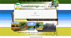 Desktop Screenshot of gambalonga.it